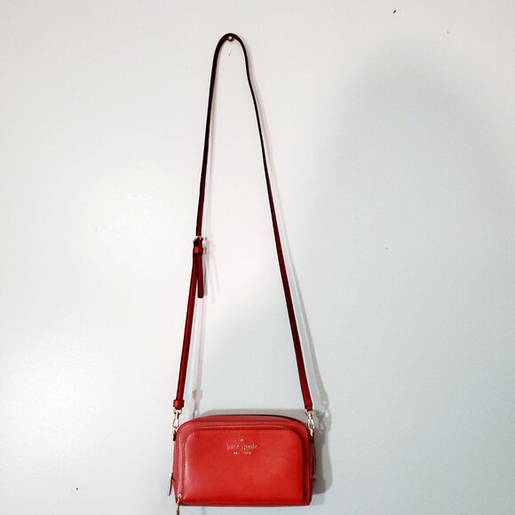 KATE SPADE STACI CROSSBODY SMALL/MINI RED BAG - Picture 3 of 11